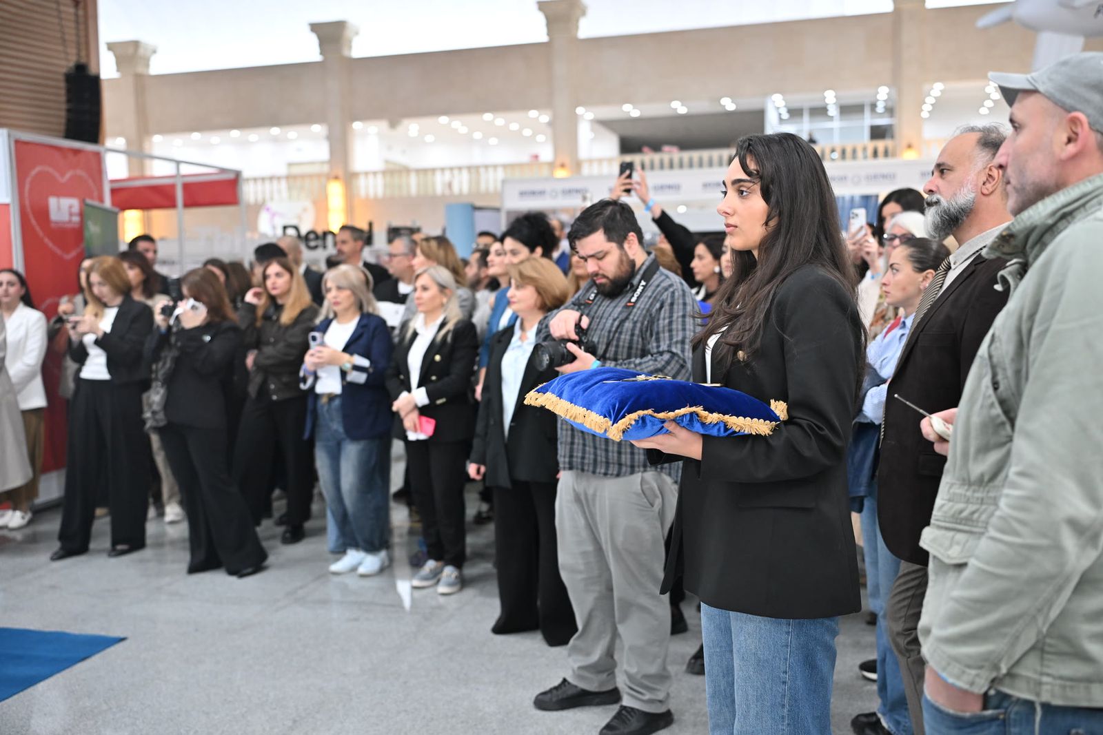 Guests gathered for the opening ceremony